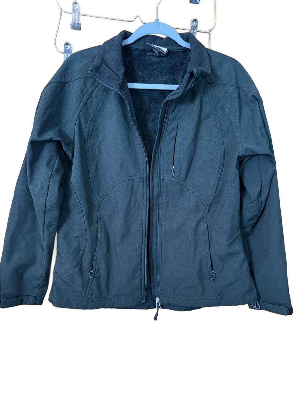Diamond Supply Co. Women's Black Lightweight Zip-Up Utility Jacket